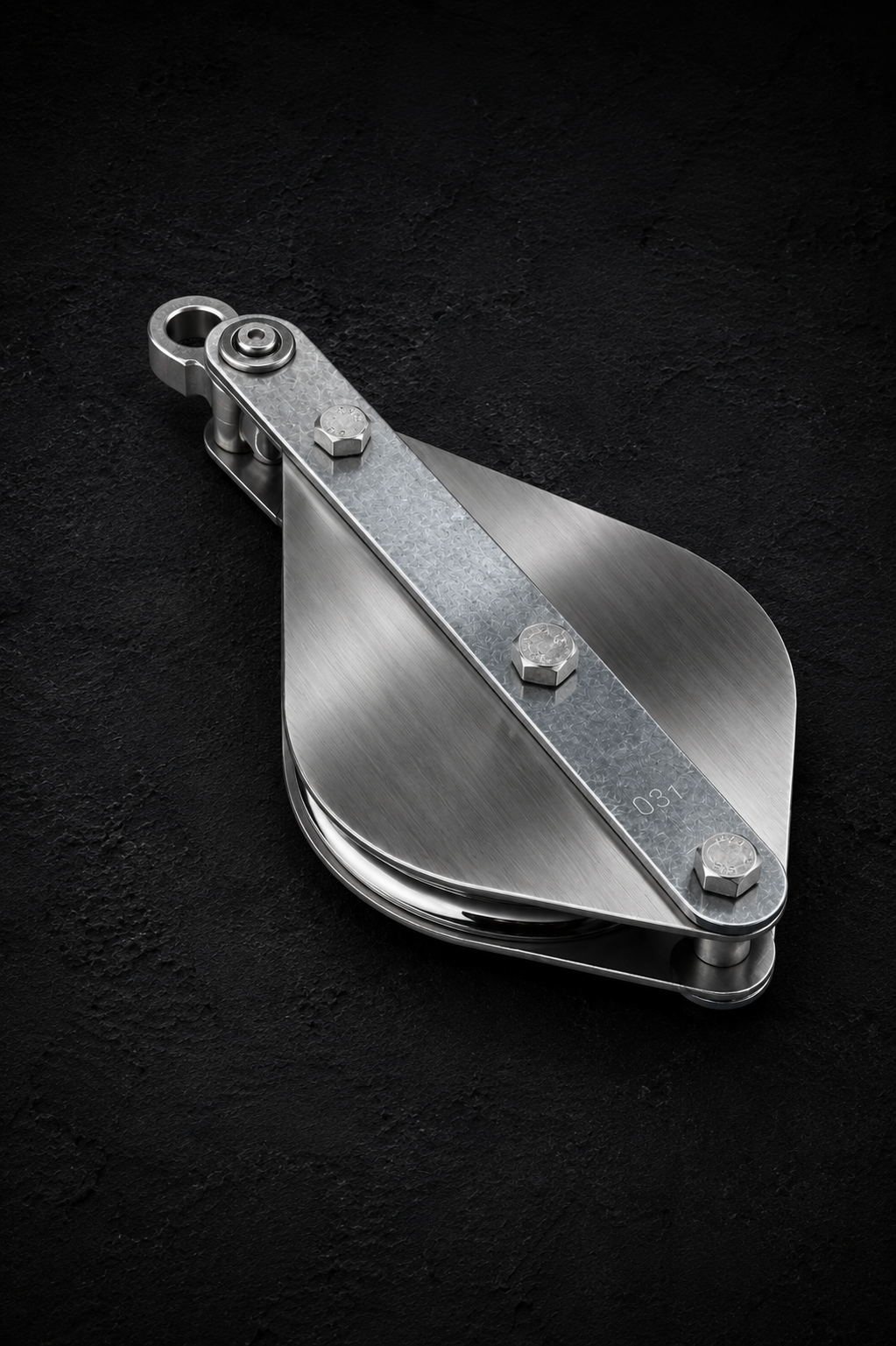 Heavy-Duty Single Pulley Block for 4–6 mm Rope, WLL 300 kg