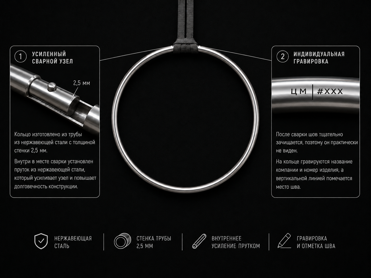 Technical Features of Our Aerial Hoop